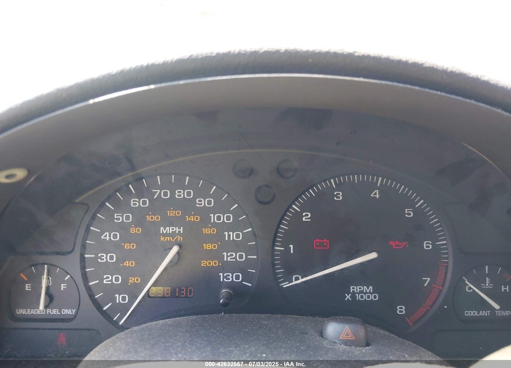 1998 SATURN SL2 VIN: 1G8ZJ5276WZ291081