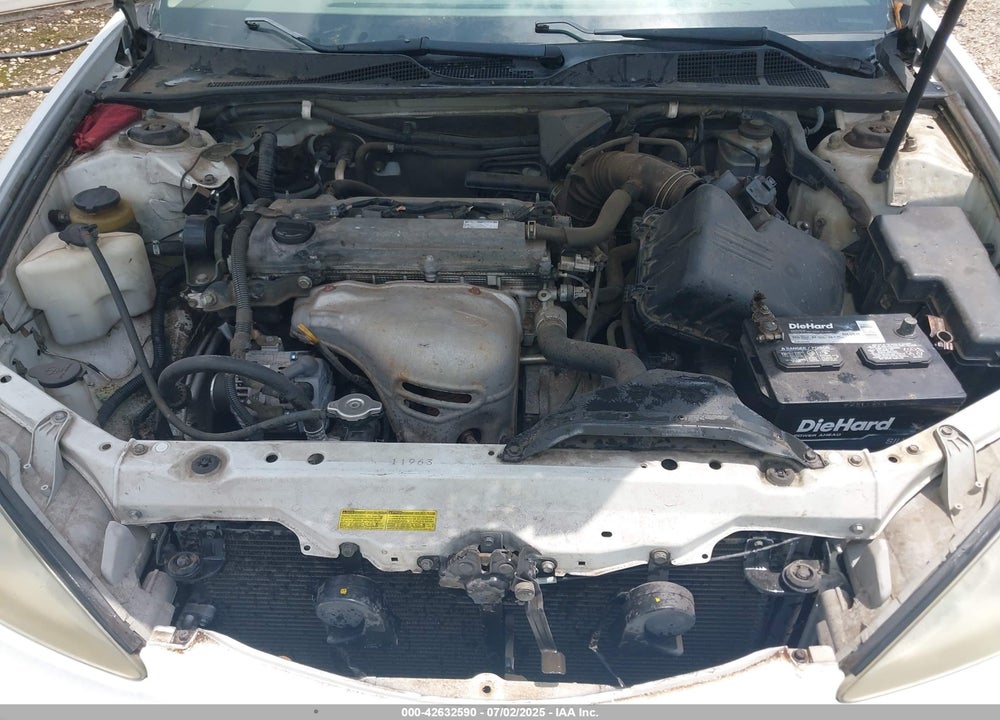 2002 TOYOTA CAMRY LE VIN: 4T1BE32K72U078485