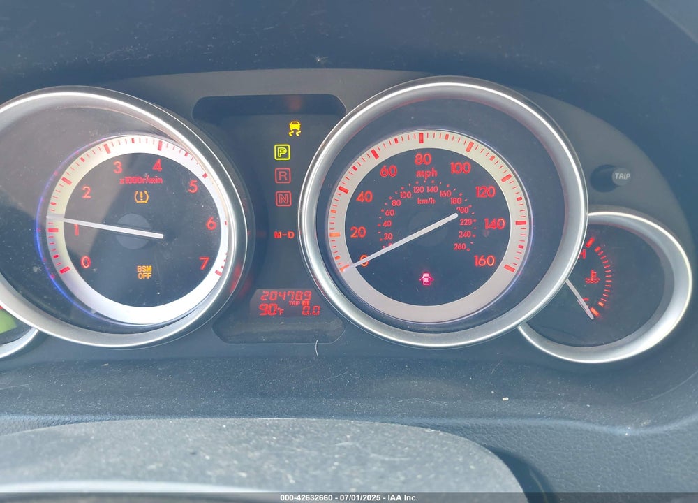 2009 MAZDA MAZDA6 VIN: 1YVHP82A595M02349