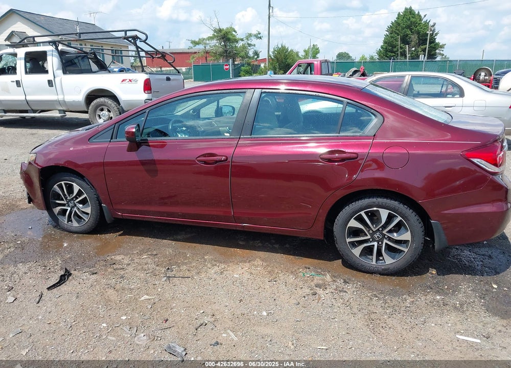 2014 HONDA CIVIC EX VIN: 2HGFB2F89EH550539