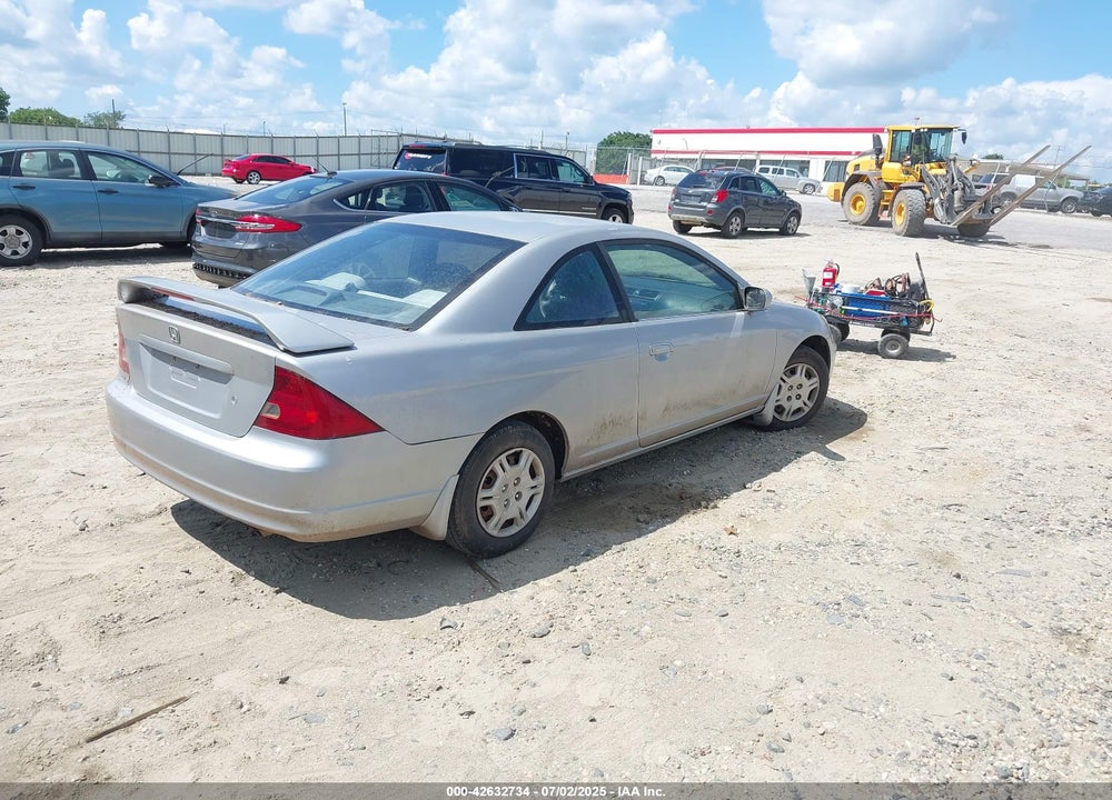 2002 HONDA CIVIC LX VIN: 1HGEM22612L050545