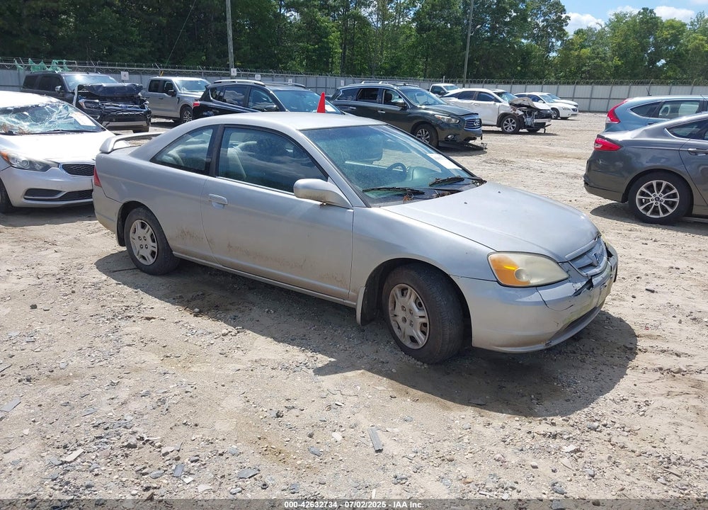 2002 HONDA CIVIC LX VIN: 1HGEM22612L050545