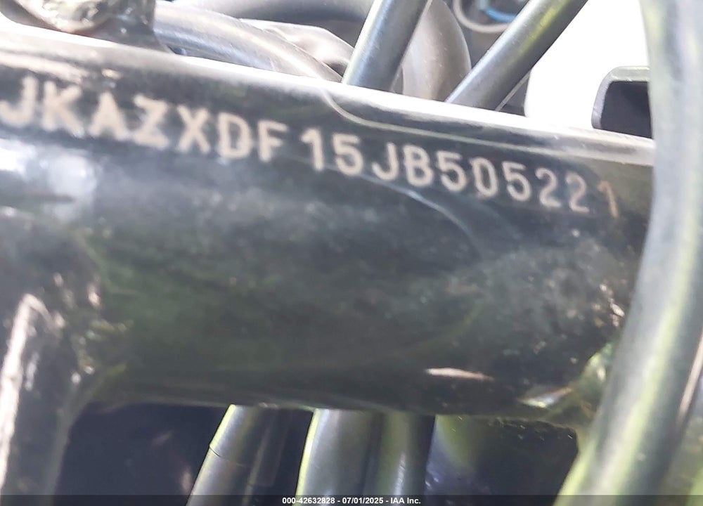 1988 KAWASAKI ZX750 F VIN: JKAZXDF15JB505221