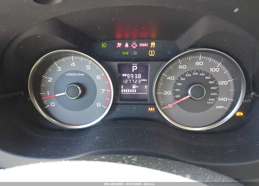 2016 SUBARU FORESTER VIN: JF2SJAKC0GH428943
