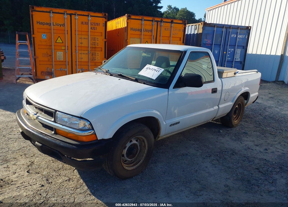 2002 CHEVROLET S-10 VIN: 1GCCS145X28189294