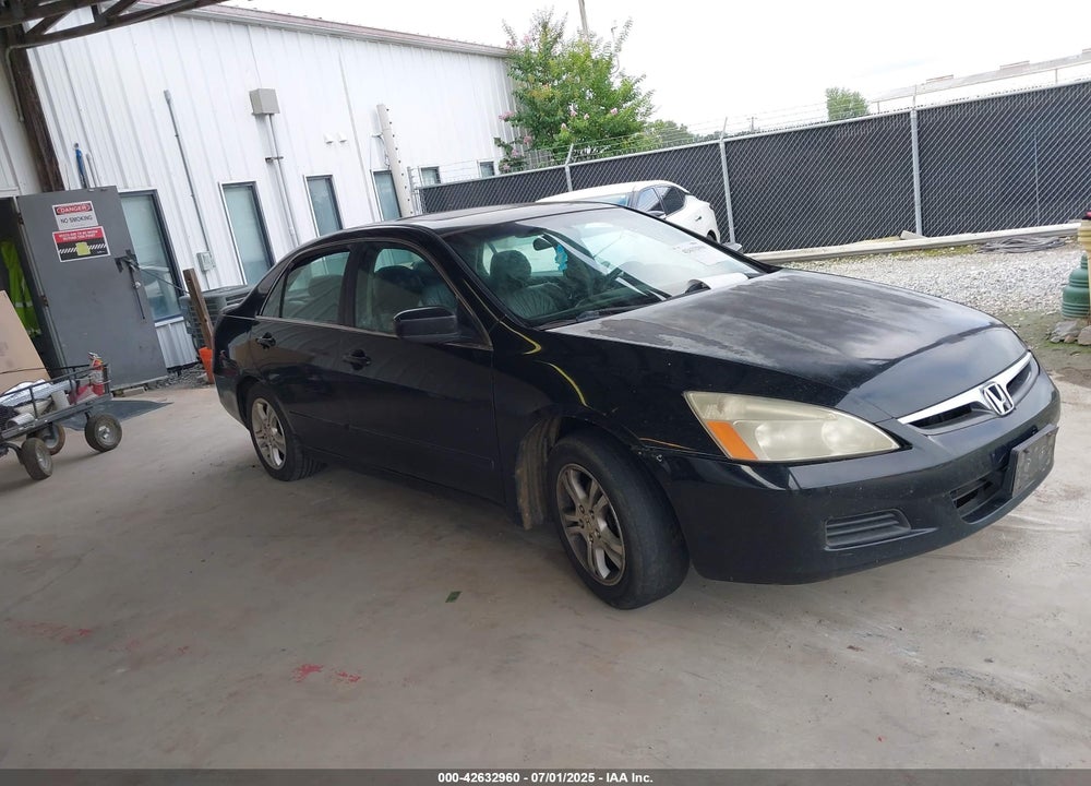 2007 HONDA ACCORD 2.4 EX VIN: 1HGCM56827A163346