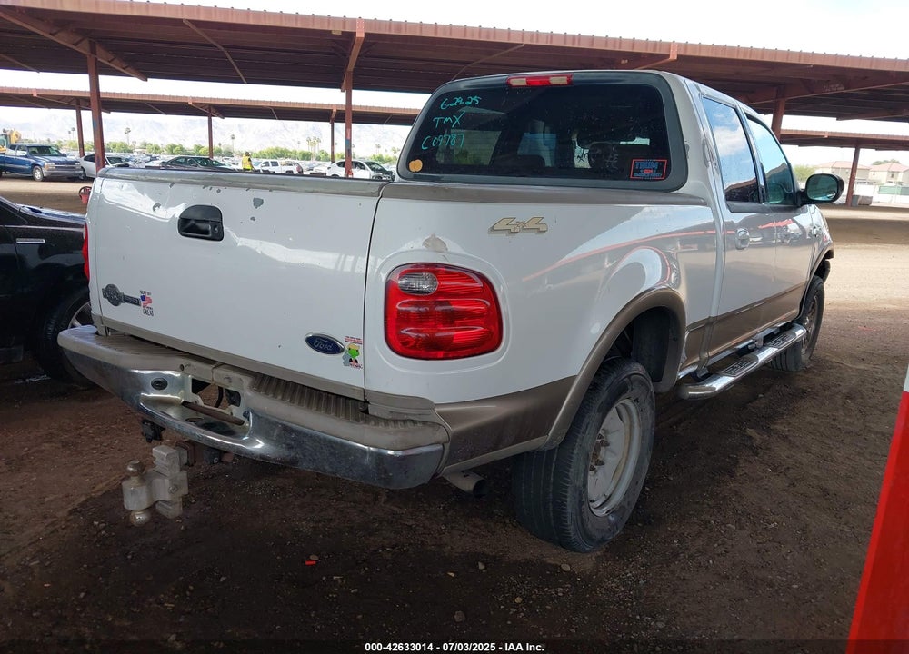 2003 FORD F-150 LARIAT/XLT VIN: 1FTRW08L63KC09787