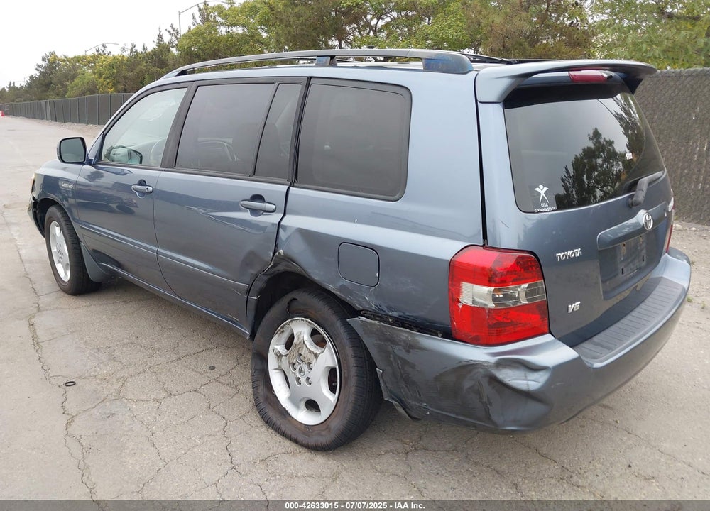 2005 TOYOTA HIGHLANDER LIMITED V6 VIN: JTEDP21A250050076