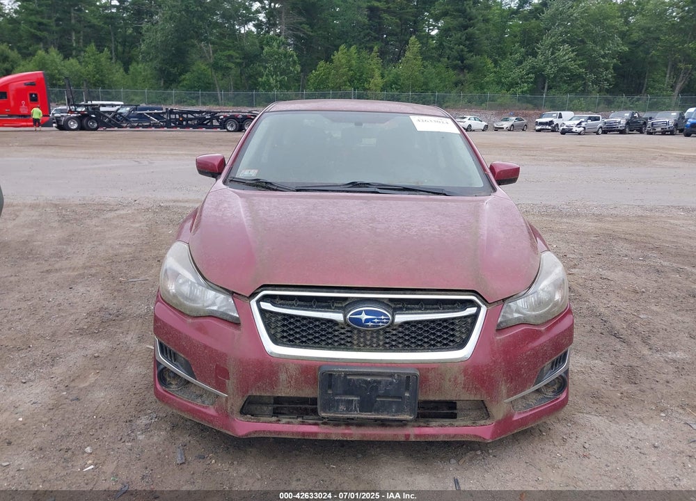 2016 SUBARU IMPREZA VIN: JF1GPAB69G8261730