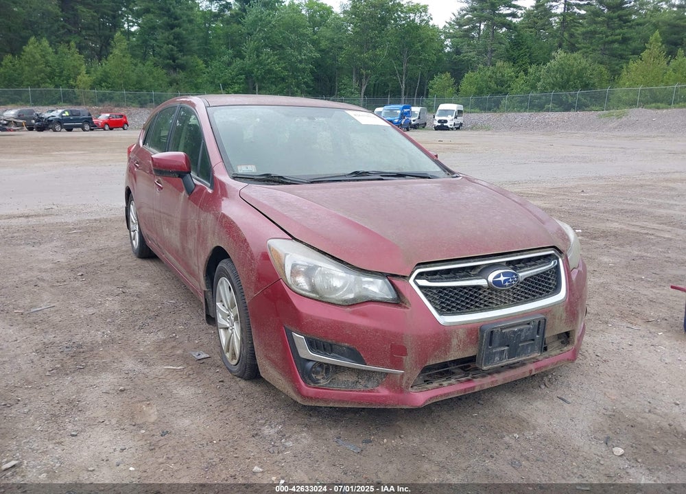 2016 SUBARU IMPREZA VIN: JF1GPAB69G8261730