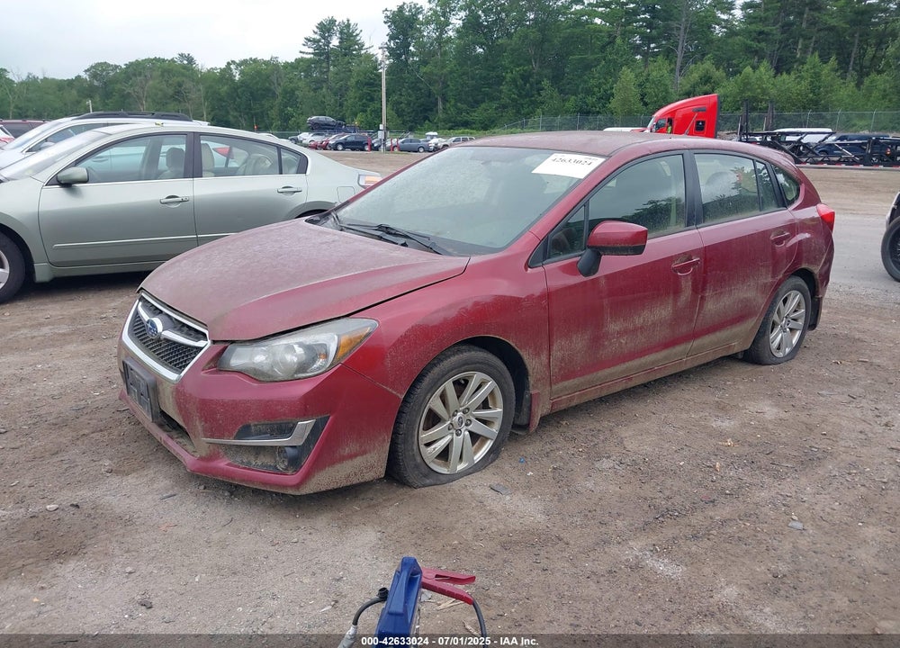 2016 SUBARU IMPREZA VIN: JF1GPAB69G8261730