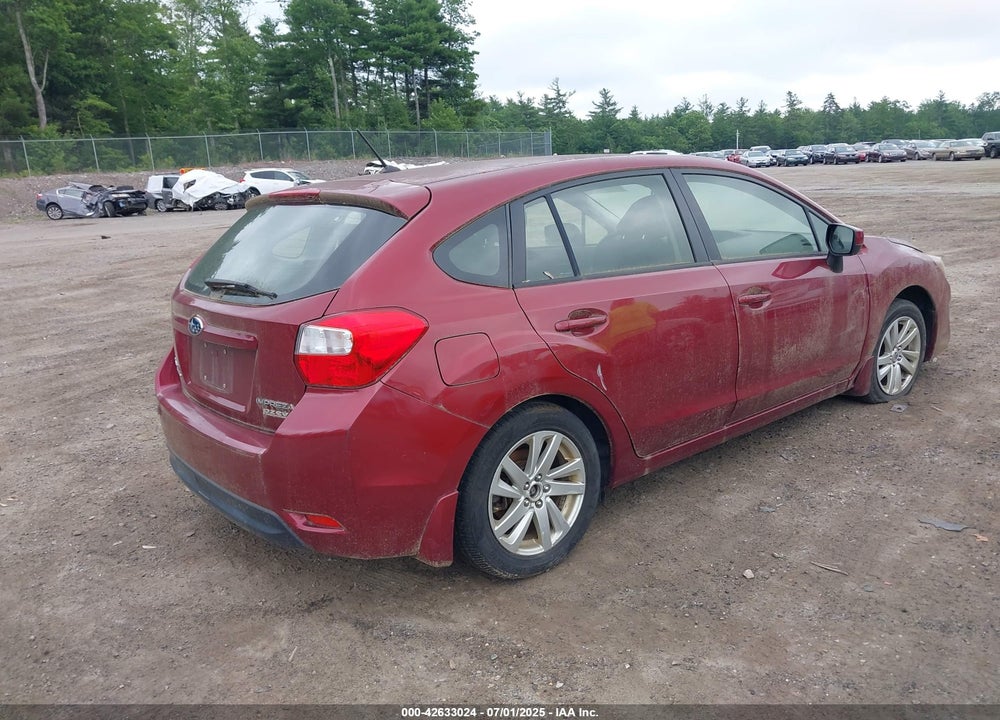 2016 SUBARU IMPREZA VIN: JF1GPAB69G8261730