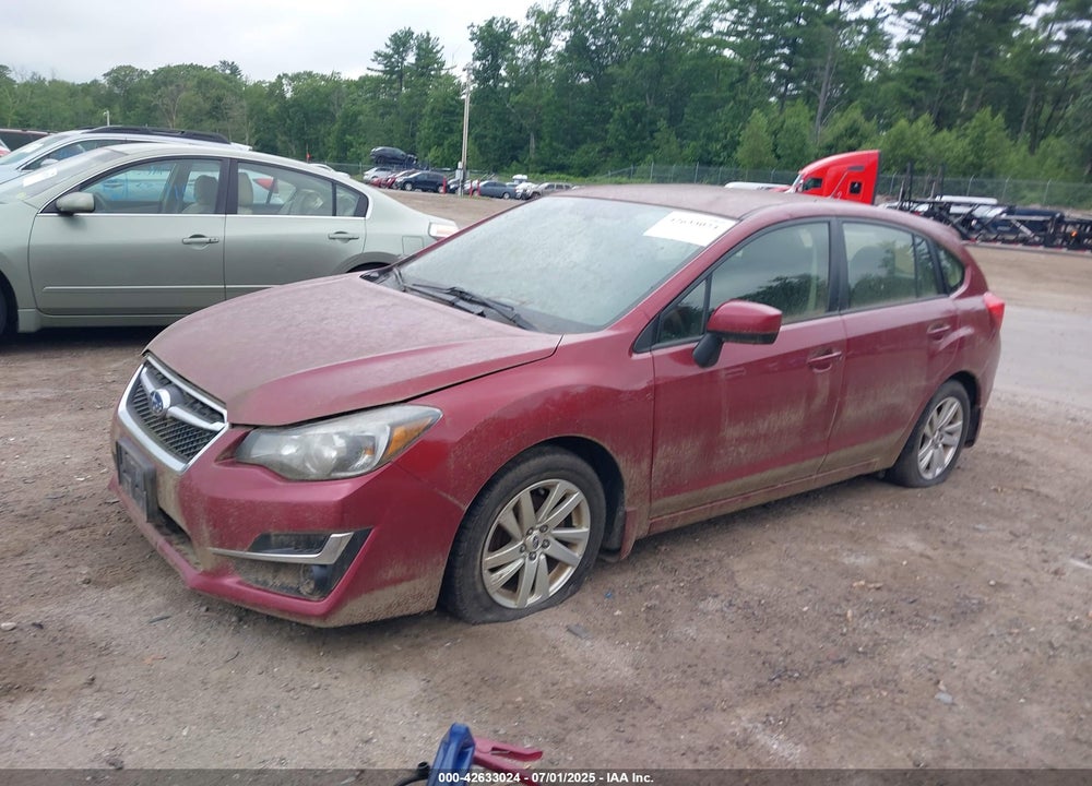 2016 SUBARU IMPREZA VIN: JF1GPAB69G8261730