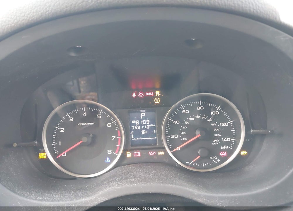 2016 SUBARU IMPREZA VIN: JF1GPAB69G8261730