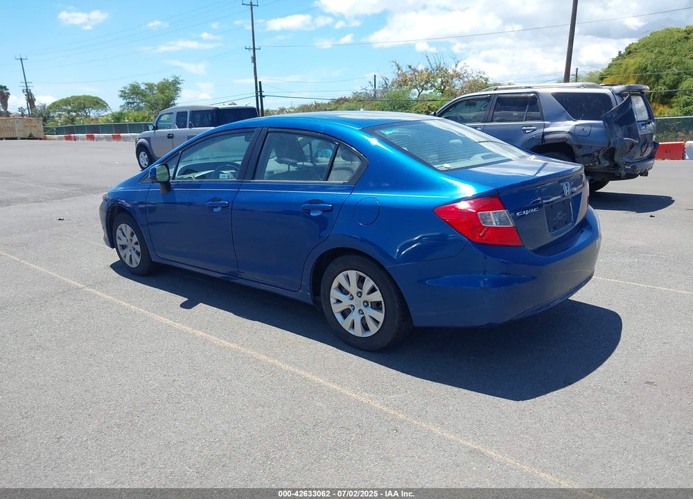 2012 HONDA CIVIC VIN: 2HGFB2F52CH570196