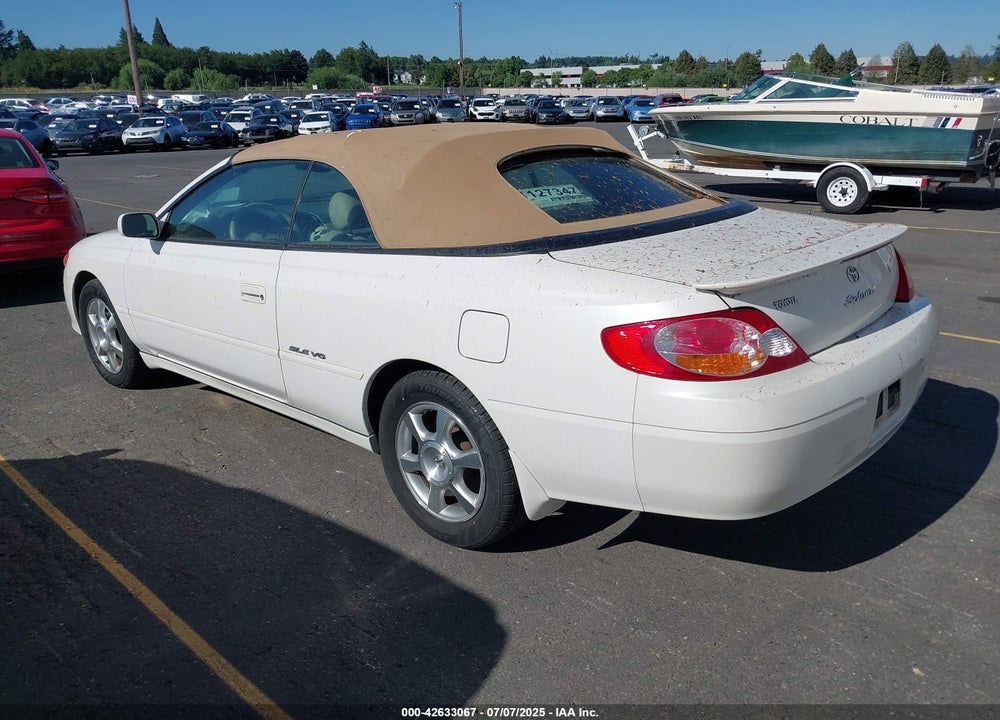 2002 TOYOTA CAMRY SOLARA SLE V6 VIN: 2T1FF28P82C595288