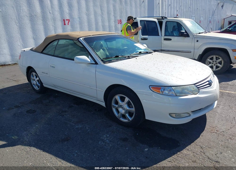 2002 TOYOTA CAMRY SOLARA SLE V6 VIN: 2T1FF28P82C595288