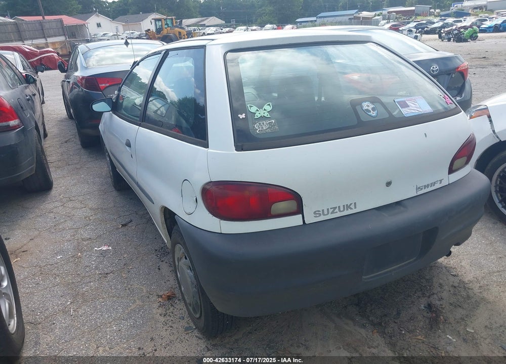 1999 SUZUKI SWIFT VIN: 2S2AB21H6X6600642
