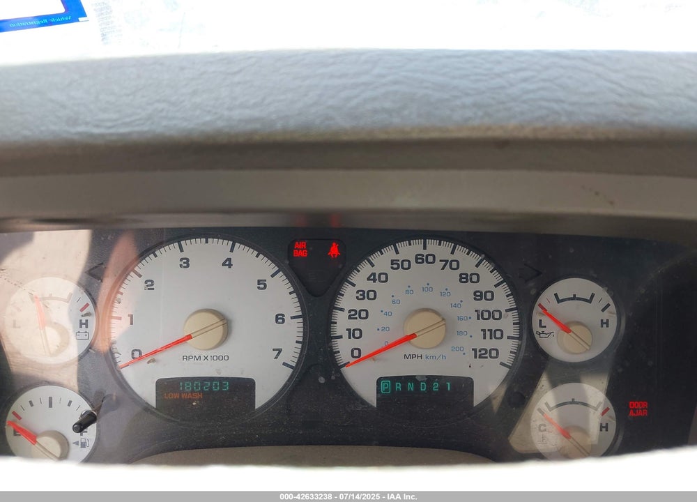 2003 DODGE RAM 1500 ST VIN: 1D7HA16K73J675802