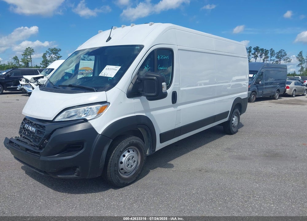 2023 RAM PROMASTER 2500 HIGH ROOF 159 WB VIN: 3C6LRVDGXPE589977