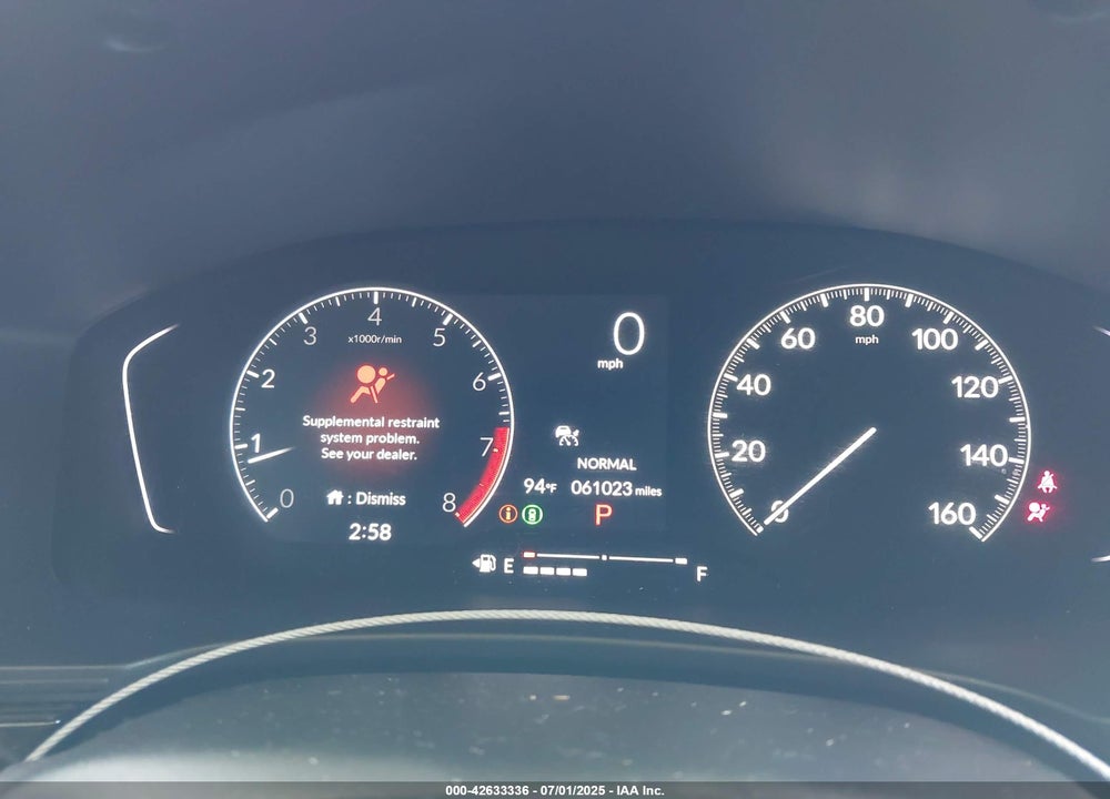 2023 HONDA CIVIC VIN: 2HGFE2F57PH513988
