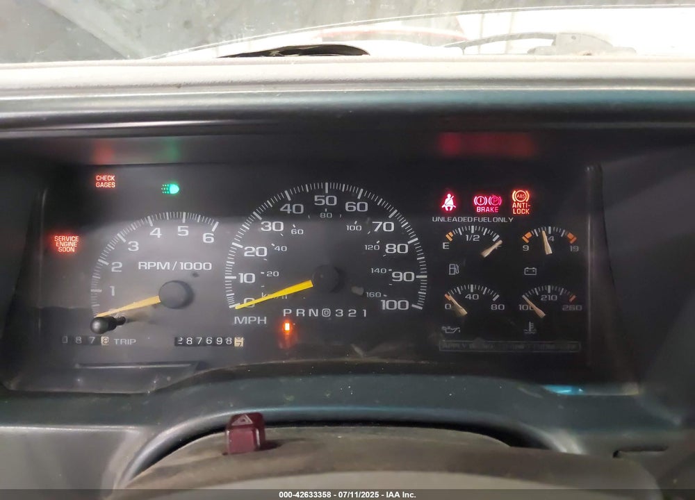 2000 GMC SIERRA K3500 VIN: 1GTHK33J8YF475875