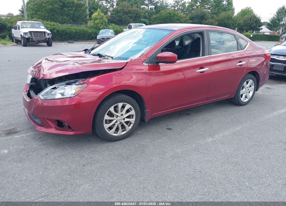 2018 NISSAN SENTRA SV VIN: 3N1AB7AP7JY295689
