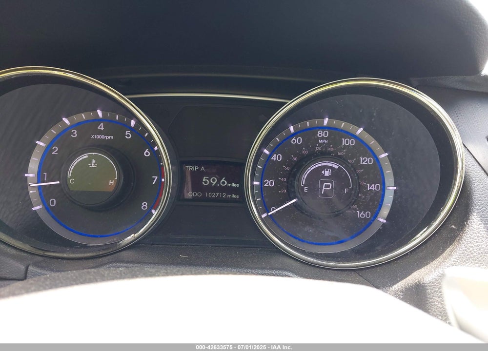 2013 HYUNDAI SONATA SE VIN: 5NPEC4AC1DH552547