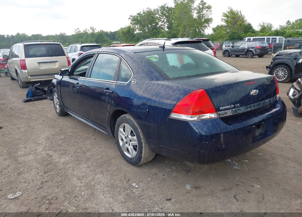 2009 CHEVROLET IMPALA LS VIN: 2G1WB57N291238459