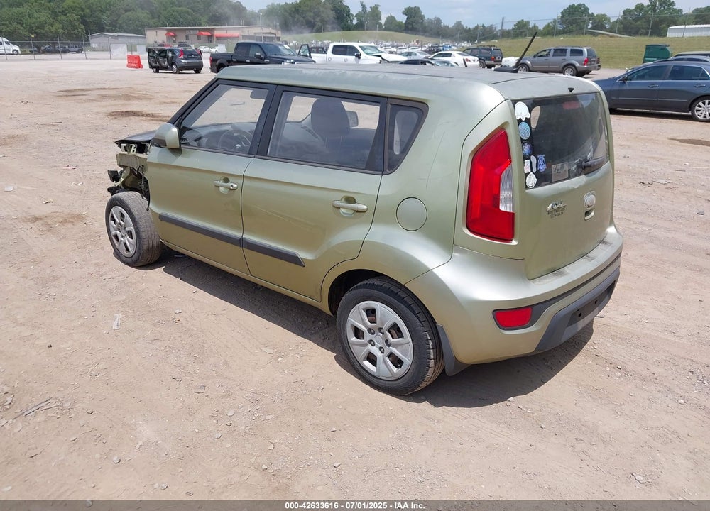 2013 KIA SOUL VIN: KNDJT2A56D7579297