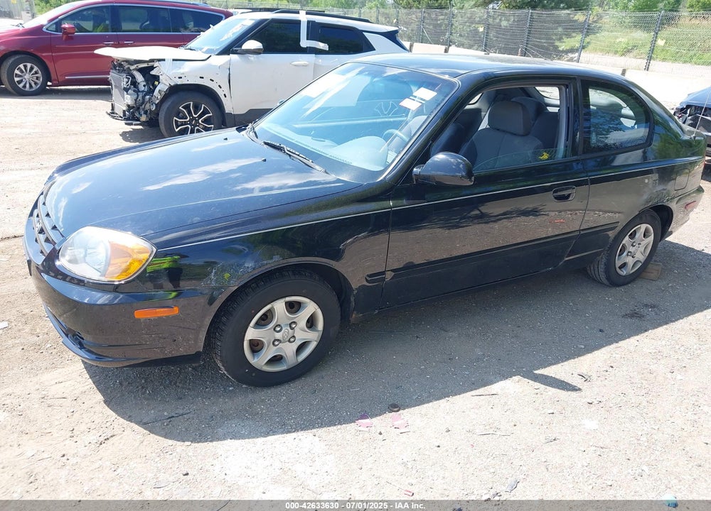 2005 HYUNDAI ACCENT GLS/GT VIN: KMHCG35C45U344987