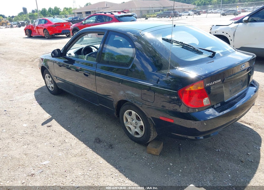 2005 HYUNDAI ACCENT GLS/GT VIN: KMHCG35C45U344987