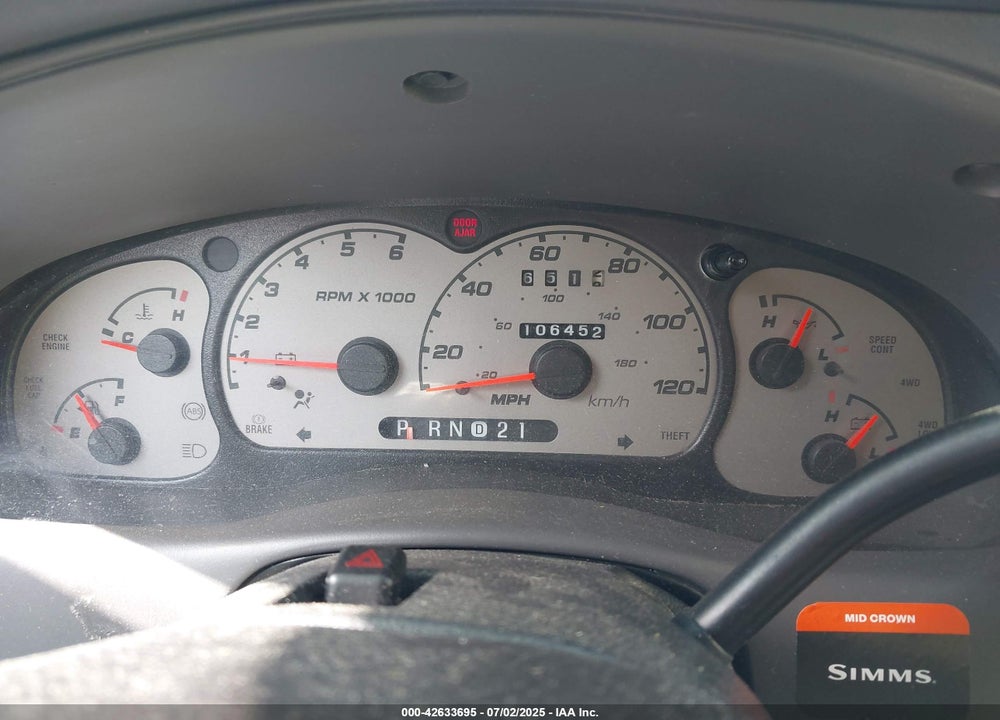 2003 FORD RANGER EDGE/XLT VIN: 1FTZR45E43TA41890