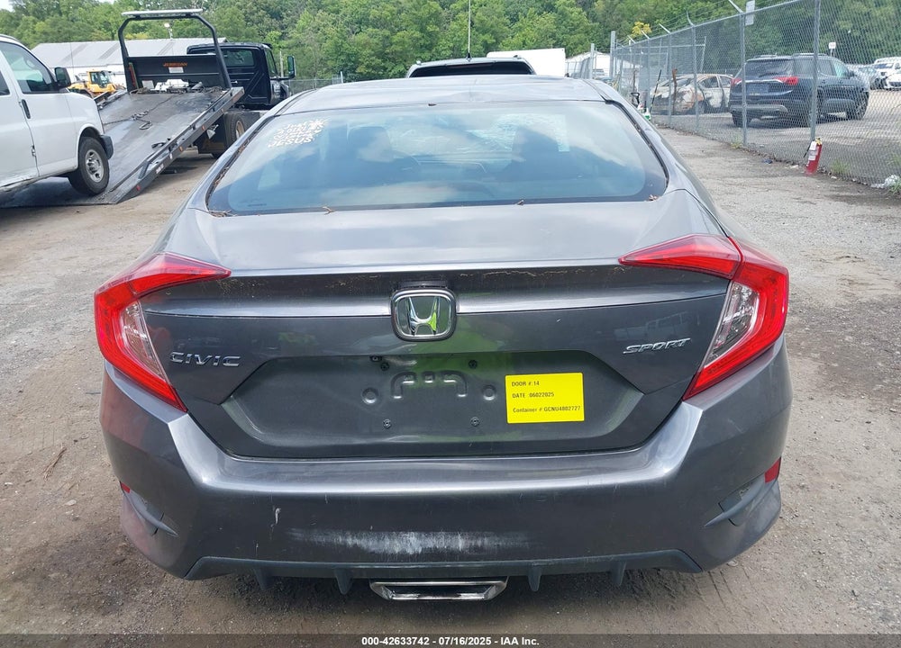 2019 HONDA CIVIC SEDAN VIN: 19XFC2F83KE029254