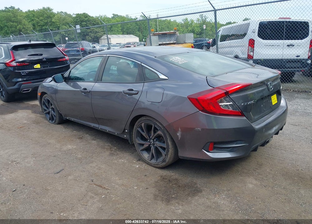 2019 HONDA CIVIC SEDAN VIN: 19XFC2F83KE029254