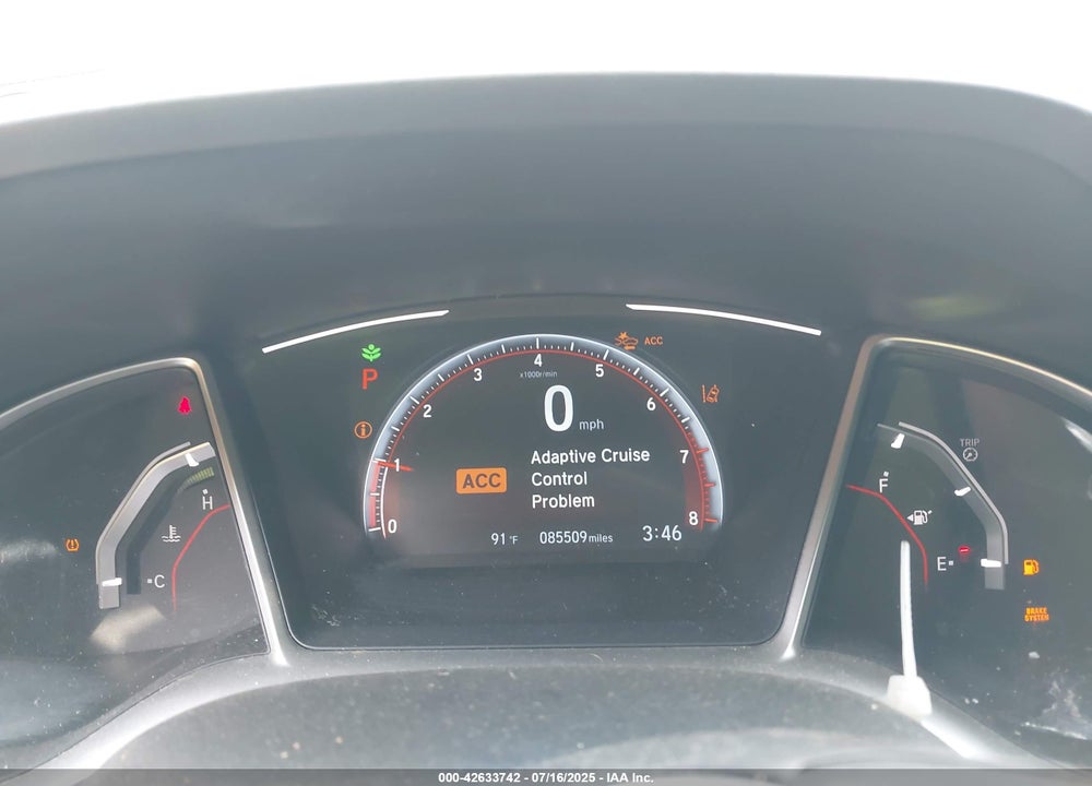 2019 HONDA CIVIC SEDAN VIN: 19XFC2F83KE029254
