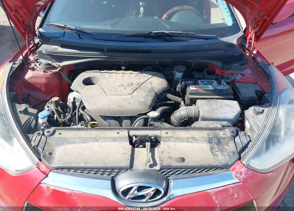 2012 HYUNDAI VELOSTER VIN: KMHTC6AD3CU032989