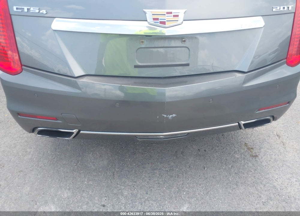 2016 CADILLAC CTS VIN: 1G6AX5SX5G0110188