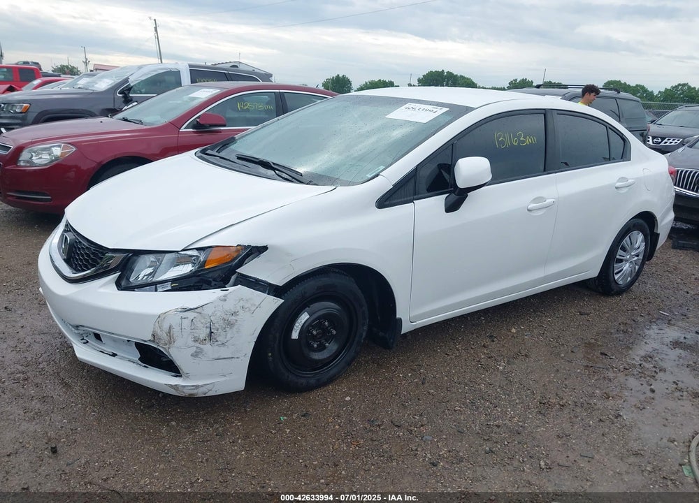 2013 HONDA CIVIC VIN: 19XFB2F53DE026737