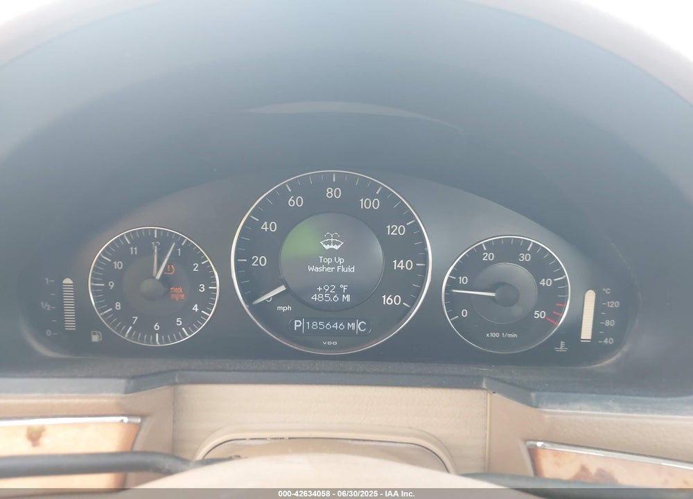 2009 MERCEDES-BENZ E 320 BLUETEC VIN: WDBUF22X29B374180