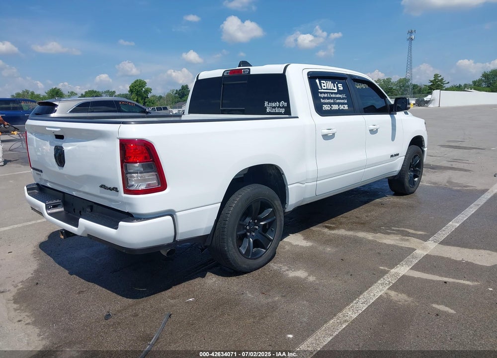2022 RAM 1500 BIG HORN 4X4 5'7 BOX VIN: 1C6RRFFG2NN327604
