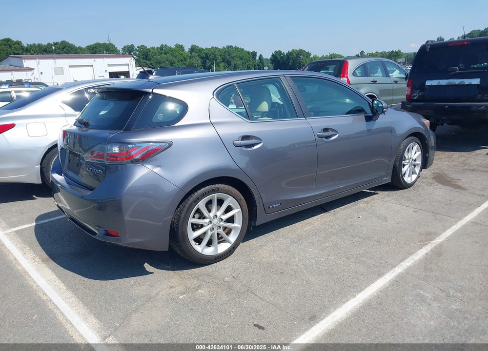 2012 LEXUS CT 200H VIN: JTHKD5BH5C2060652