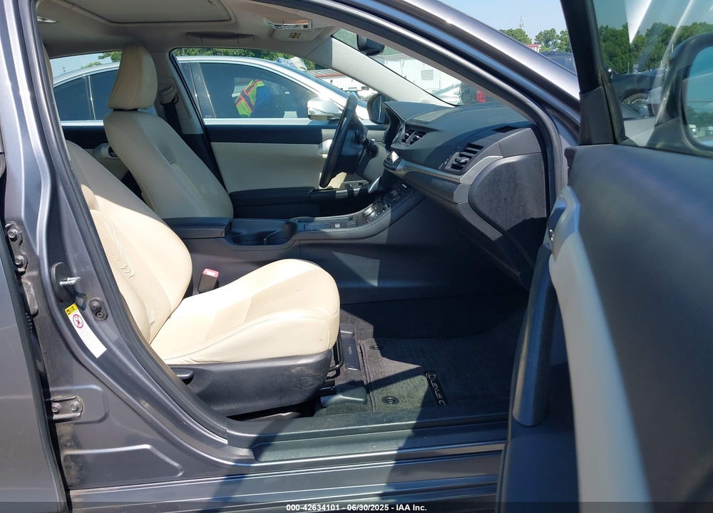 2012 LEXUS CT 200H VIN: JTHKD5BH5C2060652