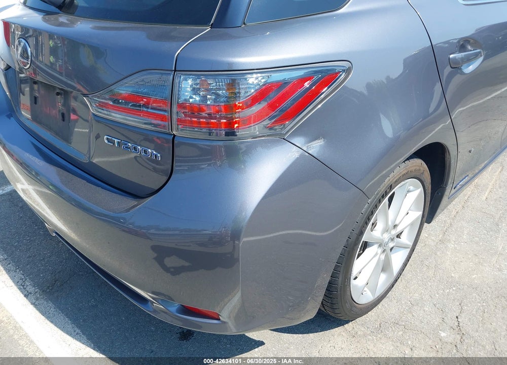 2012 LEXUS CT 200H VIN: JTHKD5BH5C2060652