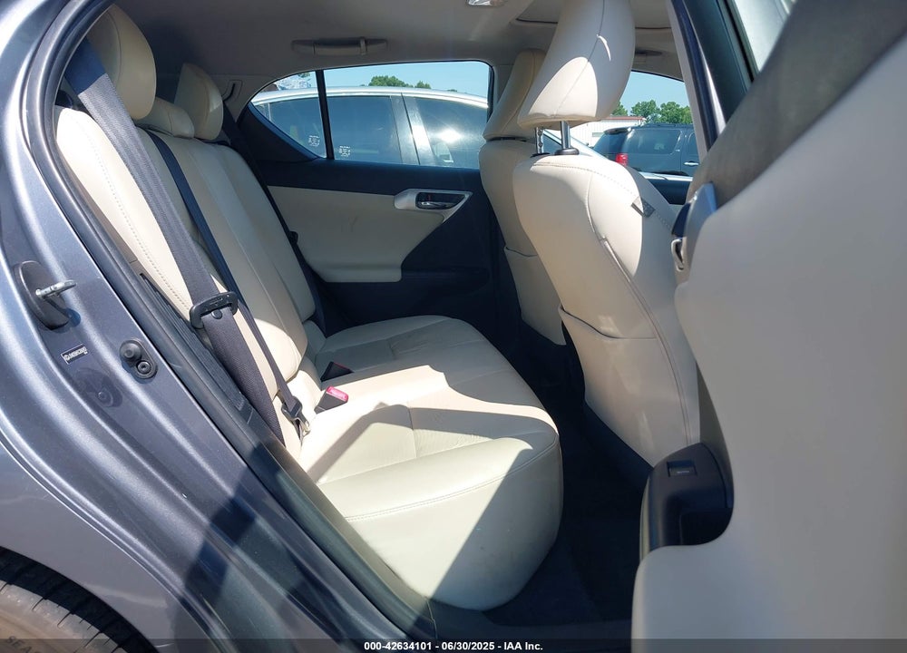 2012 LEXUS CT 200H VIN: JTHKD5BH5C2060652