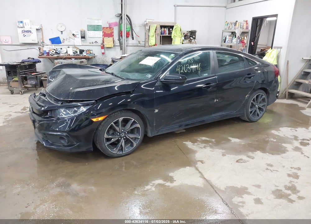 2019 HONDA CIVIC VIN: 2HGFC2F86KH605506