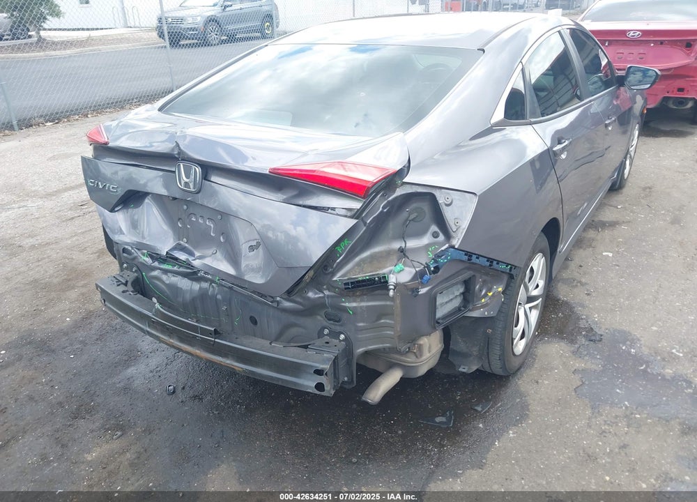 2017 HONDA CIVIC VIN: 19XFC2F52HE059618