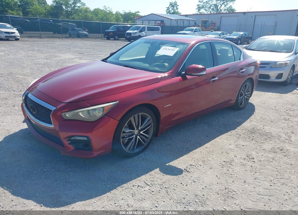 2014 INFINITI Q50 HYBRID SPORT VIN: JN1AV7AR3EM701694