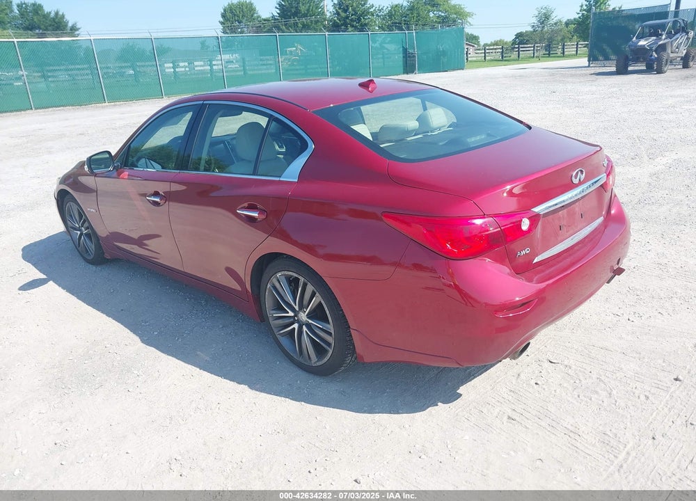 2014 INFINITI Q50 HYBRID SPORT VIN: JN1AV7AR3EM701694