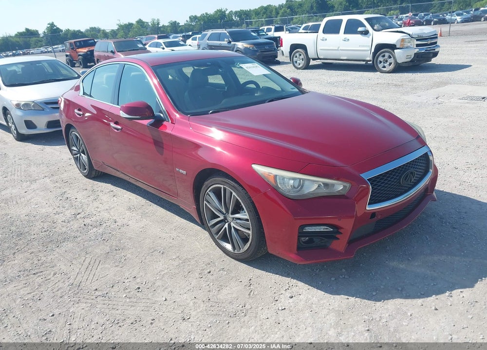 2014 INFINITI Q50 HYBRID SPORT VIN: JN1AV7AR3EM701694